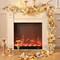 5.8ft Fall Garland with Lights Mantle Fireplace Autumn Garland